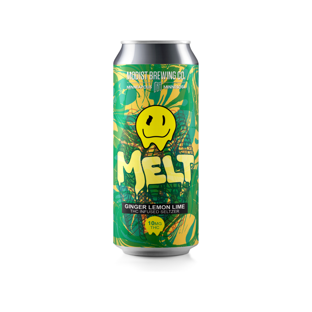 MODIST Melt 10mg THC Seltzer Ginger Lemon Lime Simply Crafted